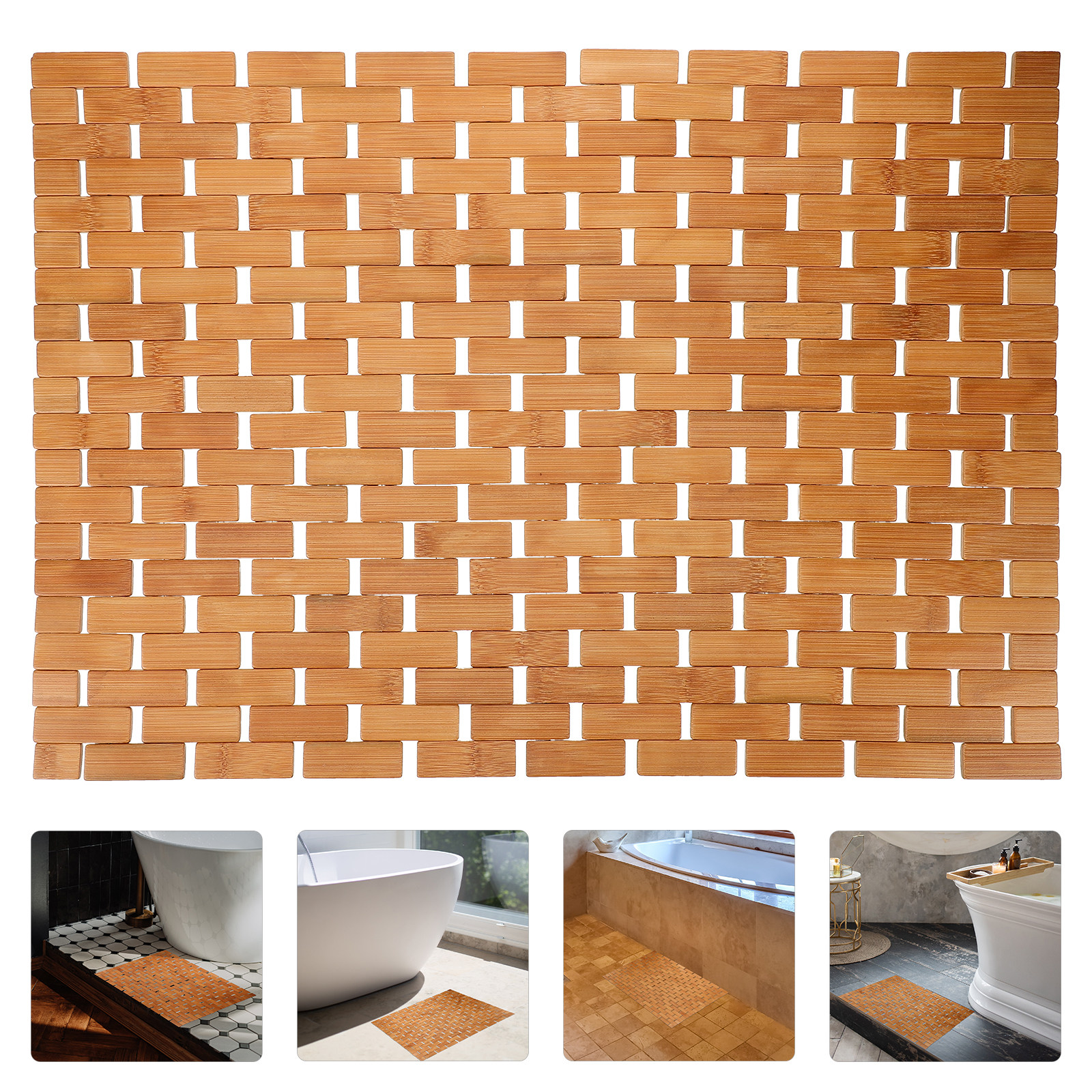 Bamboo Floor Non Slip Shower M - Bamboo Bath Mat review and price