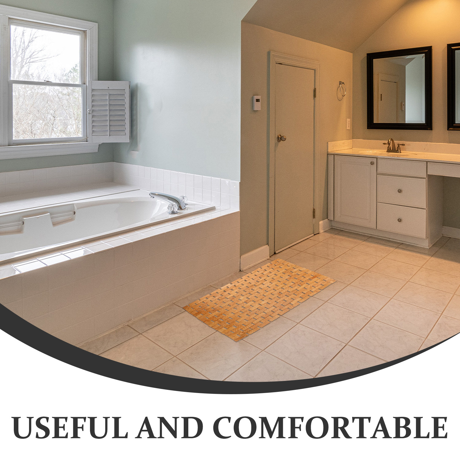 Bamboo Floor Non Slip Shower M - Bamboo Bath Mat review and price