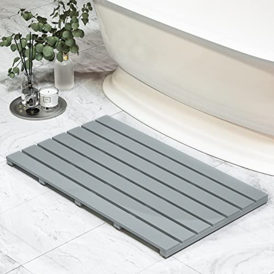 Bamboo Wooden Bath Floor Mat f - Bamboo Bath Mat review and price