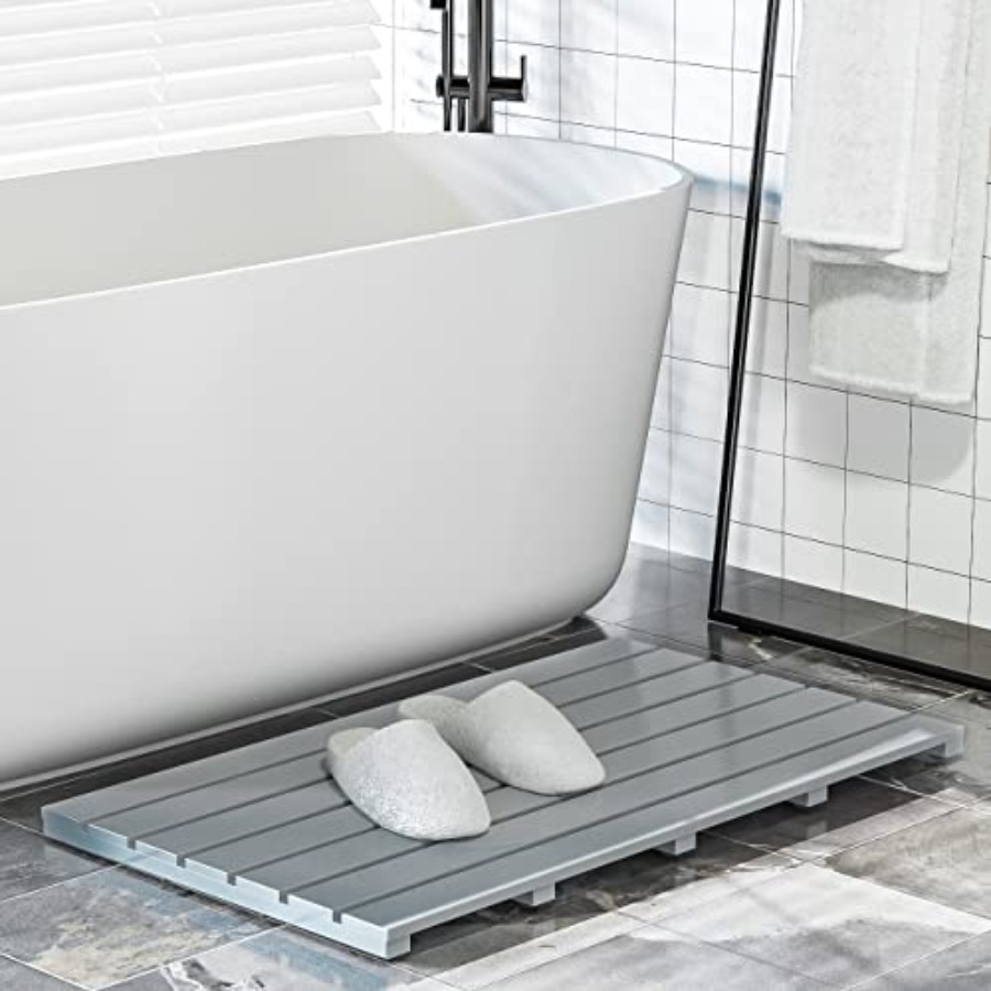 Bamboo Wooden Bath Floor Mat f - Bamboo Bath Mat review and price