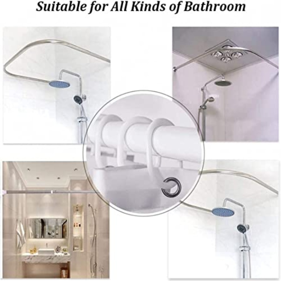 Bathroom 4 Pieces Set Shower C - Bamboo Bath Mat review and price