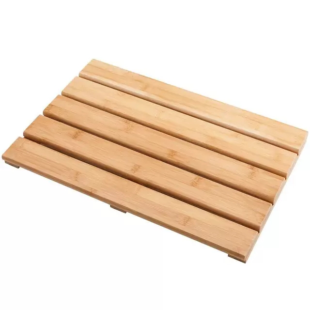 Bamboo Wood Bathroom Mat Showe - Bamboo Bath Mat review and price