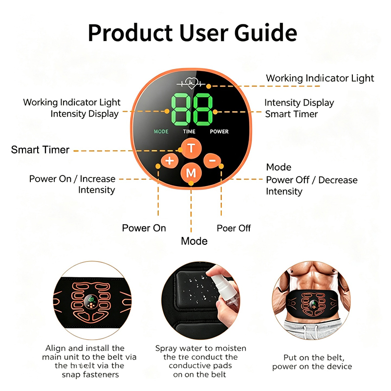 Abdominal Toning Belt Smart Ab - Health Wellness Fitness review and price